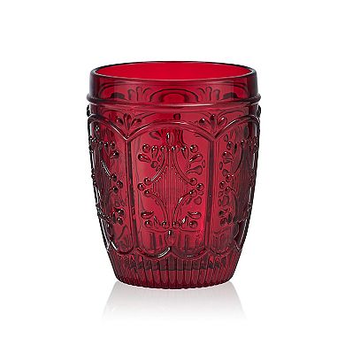 Fitz & Floyd Trestle 4-Piece Double Old Fashioned Glasses Set