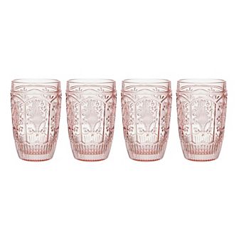 Fitz & Floyd Trestle 4 pc 12-oz. Highball Glasses Set