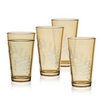 Fitz & Floyd Trestle 4 pc 16-oz. Highball Glasses Set