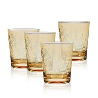 Fitz & Floyd Trestle 4 pc 12-oz. Double Old Fashioned Glasses Set