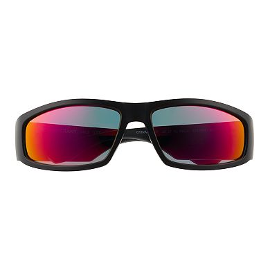 Men's Cali Blue Red Gradient Wrap Sunglasses