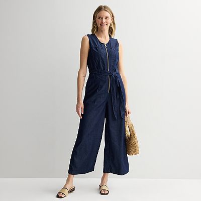 Women's Nine West Zip Front Jumpsuit