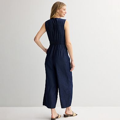 Women's Nine West Zip Front Jumpsuit