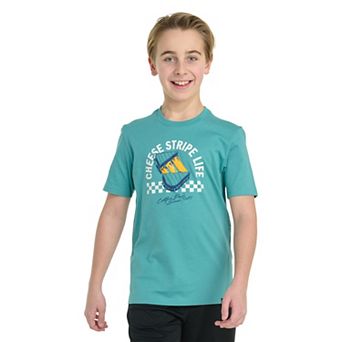 Boys 8-20 adidas Cheese Stripe Life Short Sleeve Tee