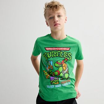 Boys 8-20 Nickelodeon Teenage Mutant Ninja Turtles Press Start Select Your Turtles Graphic Tee