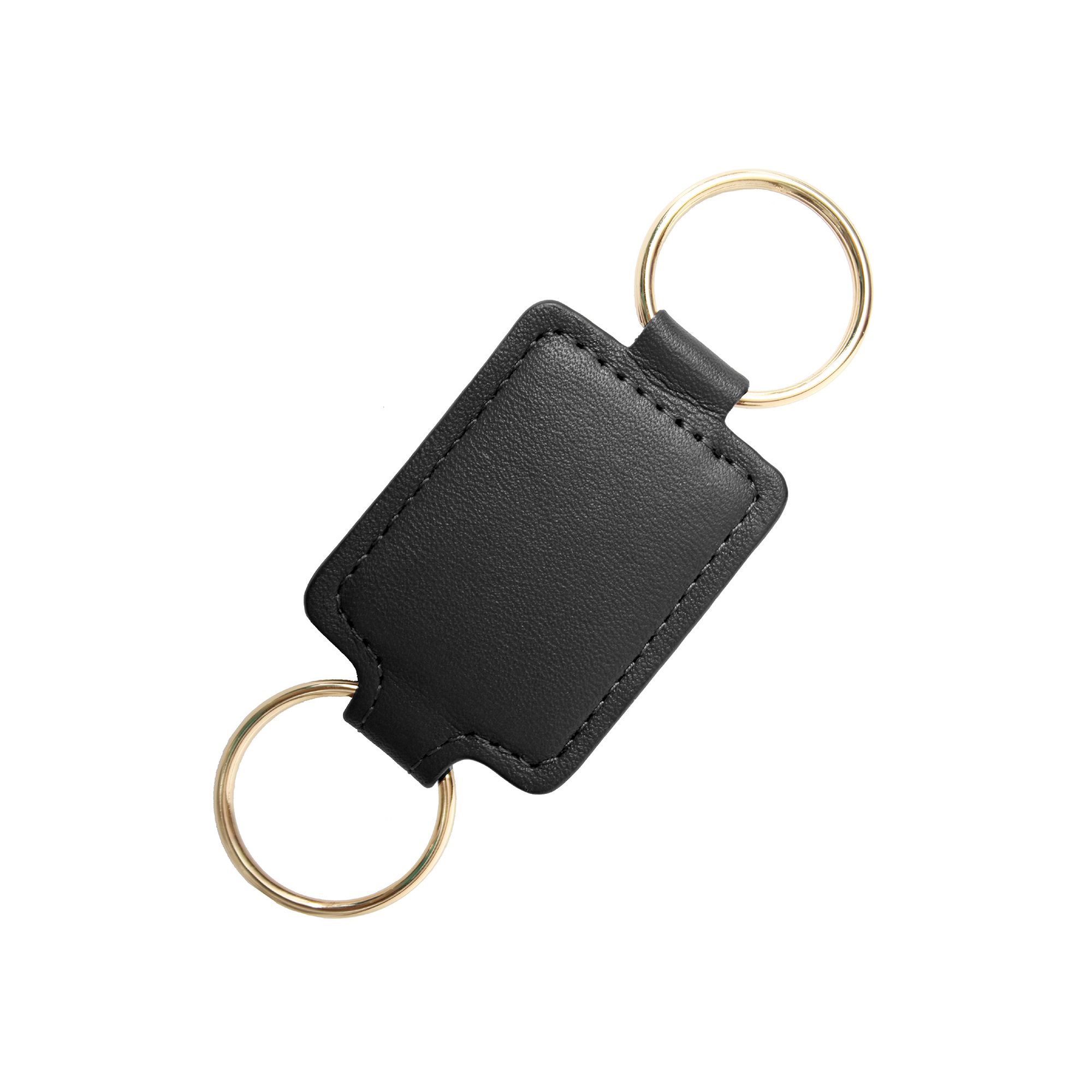 Royce Leather Valet Key Fob, Black
