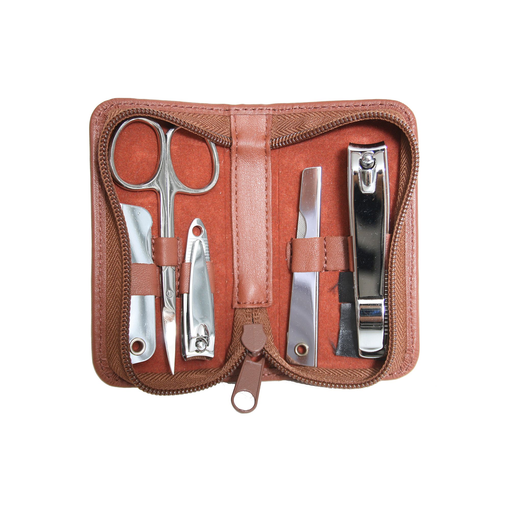 Royce Leather Deluxe Mini Manicure & Pedicure Set