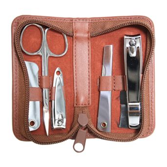 Royce Leather Deluxe Mini Manicure & Pedicure Set