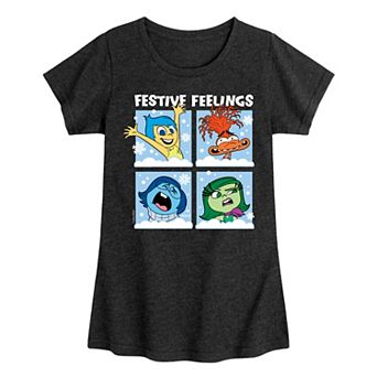 Disney / Pixar's Inside Out 2 Girls 7-16 Festive Feelings Tee