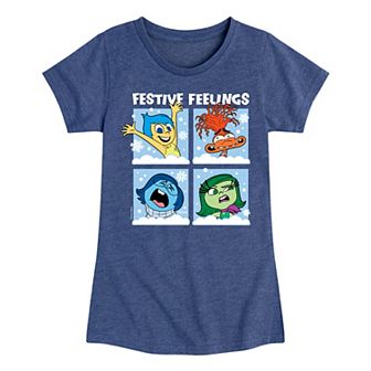 Disney / Pixar's Inside Out 2 Girls 7-16 Festive Feelings Tee
