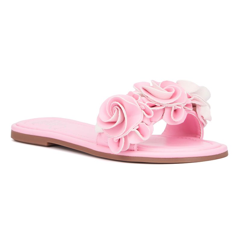 Olivia Miller Kids' Flower Sandals, Girl's, Size: 11, Pink