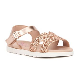 Olivia Miller Kids' Glitter Sandals