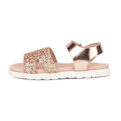 Olivia Miller Kids' Glitter Sandals