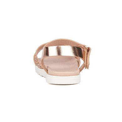 Olivia Miller Kids' Glitter Sandals