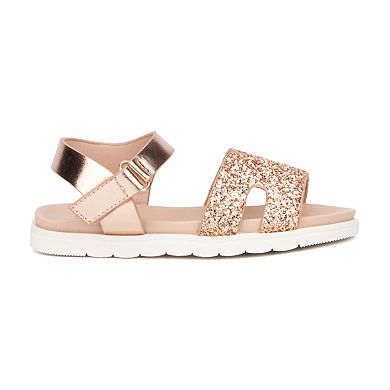 Olivia Miller Kids' Glitter Sandals