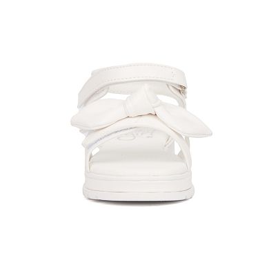 Olivia Miller Kids' Bow Sandals with Adjustable Straps