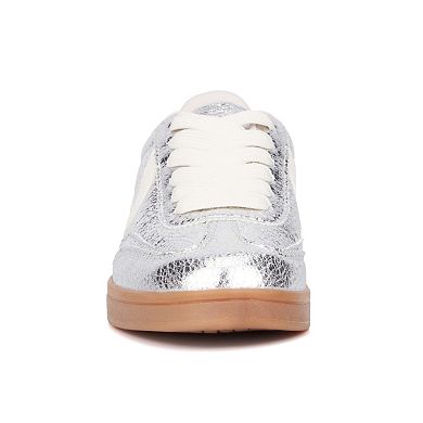 Olivia Miller Kids' Metallic Sneakers