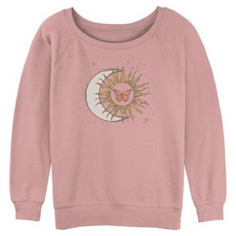 Juniors' Celestial Butterfly Graphic Pullover