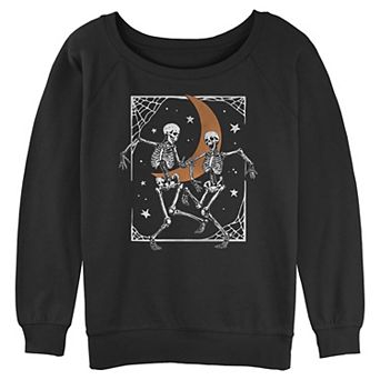 Juniors' Skeletons Dance Graphic Pullover