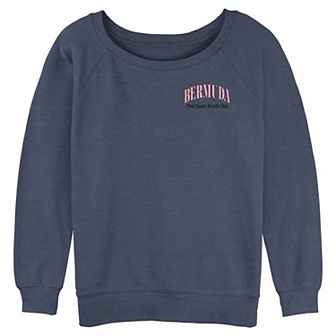 Juniors' Bermuda Pink Sands Beach Club Graphic Pullover