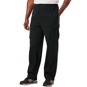 KingSize Men's Big & Tall Lightweight Jersey Cargo Sweatpants