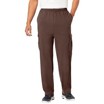 KingSize Men's Big & Tall Lightweight Jersey Cargo Sweatpants