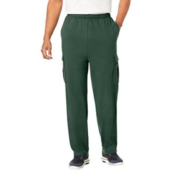 KingSize Men's Big & Tall Lightweight Jersey Cargo Sweatpants