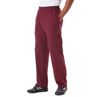 KingSize Men's Big & Tall Lightweight Jersey Cargo Sweatpants