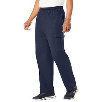 KingSize Men's Big & Tall Lightweight Jersey Cargo Sweatpants