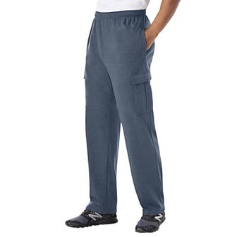 KingSize Men's Big & Tall Lightweight Jersey Cargo Sweatpants
