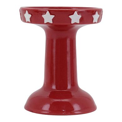 Celebrate Together Americana Large Ceramic Stars Candle Holder
