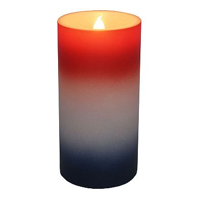 Celebrate Together Americana Ombre LED Pillar Candle