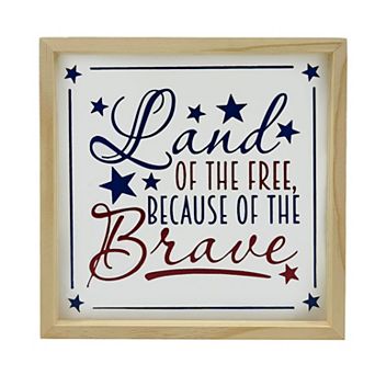 Celebrate Together™ Americana Land Of The Free Caption Box