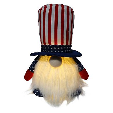 Celebrate Together Americana Small LED Plush Gnome Table Décor