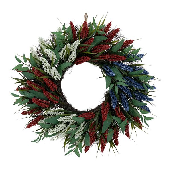 Celebrate Together™ Americana Artificial Lavender Greenery Wreath - Multi