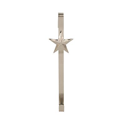Celebrate Together Americana Silver Metal Flag Wreath Hanger