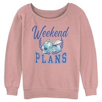 Disney's Lilo & Stitch Weekend Plans Juniors' Graphic Pullover
