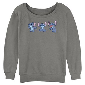 Disney's Lilo & Stitch Poses Line Up Juniors' Graphic Pullover