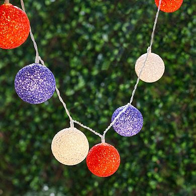 Celebrate Together Americana Patriotic Globe String Lights