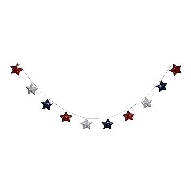 Celebrate Together Americana Patriotic Stars Multi String Lights
