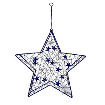 Celebrate Together™ Americana LED Small White Star Hanging Decor