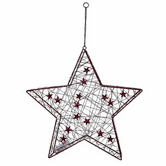 Celebrate Together™ Americana LED Small White Star Hanging Decor