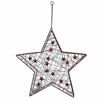 Celebrate Together™ Americana LED Small White Star Hanging Decor