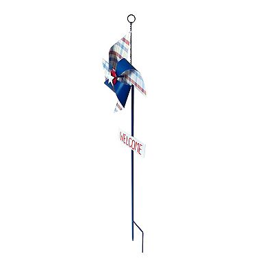 Celebrate Together Americana Welcome Pinwheel Garden Stake