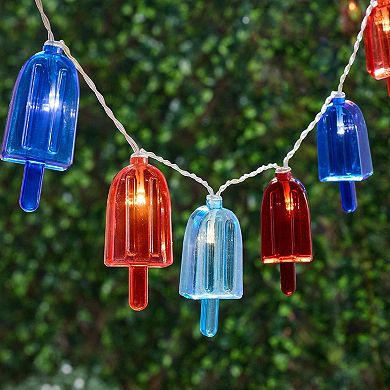 Celebrate Together Americana Patriotic Popsicle String Lights