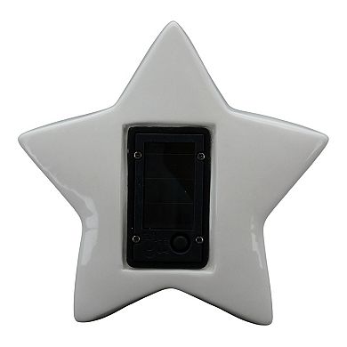 Celebrate Together Americana White Star LED Solar Lantern