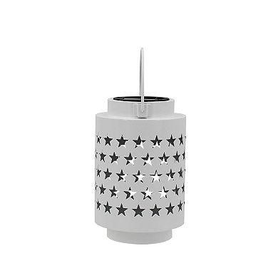 Celebrate Together Americana Patriotic Metal Solar Lantern