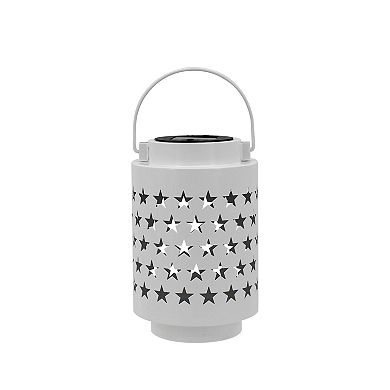 Celebrate Together Americana Patriotic Metal Solar Lantern