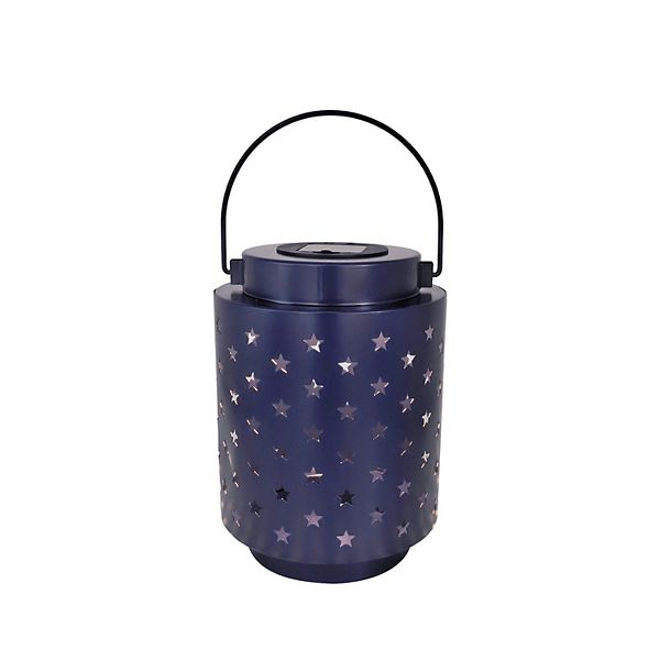 Celebrate Together™ Americana Patriotic Metal Solar Lantern - Blue