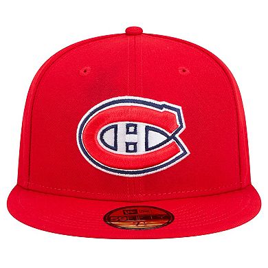 Men's New Era Navy Montreal Canadiens Core 59FIFTY Fitted Hat